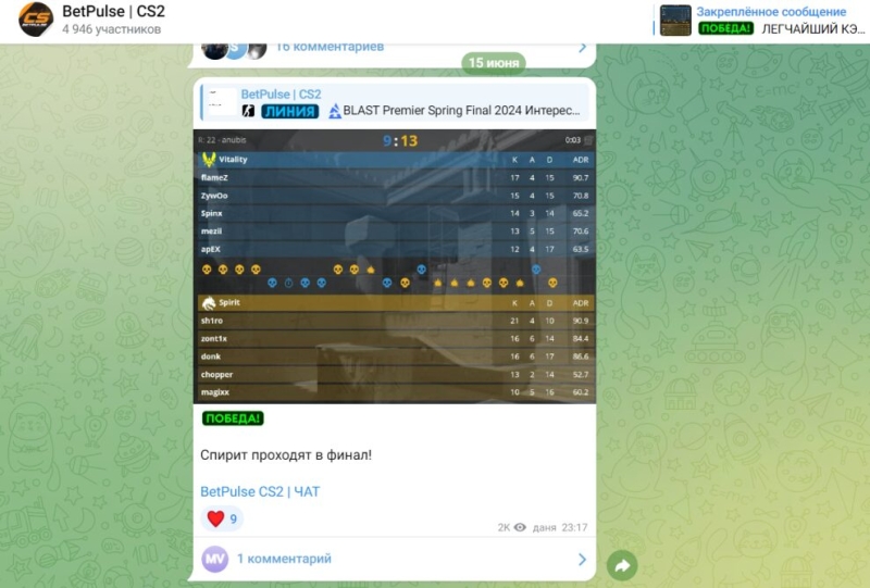 Капперский проект BetPulse | CS2: обзор, отзывы